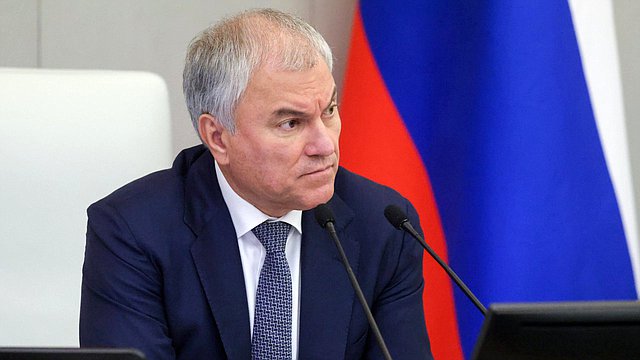 Председатель Государственной Думы Вячеслав Володин