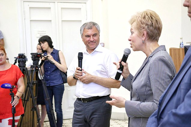 Председатель ГД Вячеслав Володин