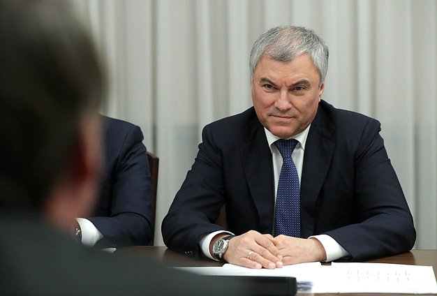 Chairman of the State Duma Vyacheslav Volodin