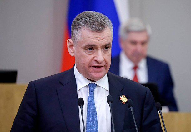 Руководитель фракции ЛДПР Леонид Слуцкий