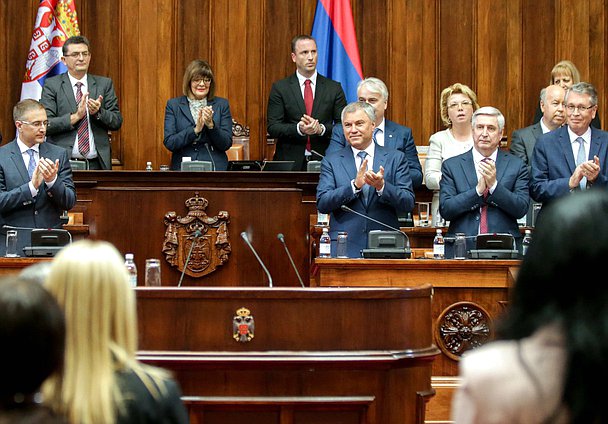 Participation of the delegation of the State Duma in the plenary meeting of the National Assembly of the Republic of Serbia