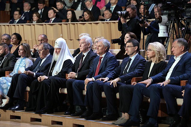 Председатель Государственной Думы Вячеслав Володин принял участие в торжественном мероприятии по случаю 879-й годовщины основания Москвы