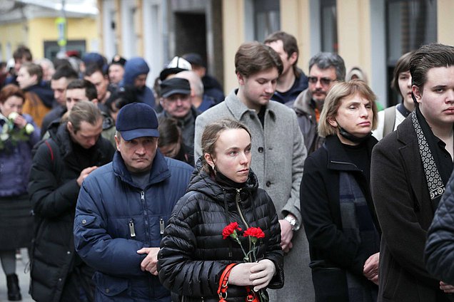 Церемония прощания с руководителем фракции ЛДПР Владимиром Жириновским
