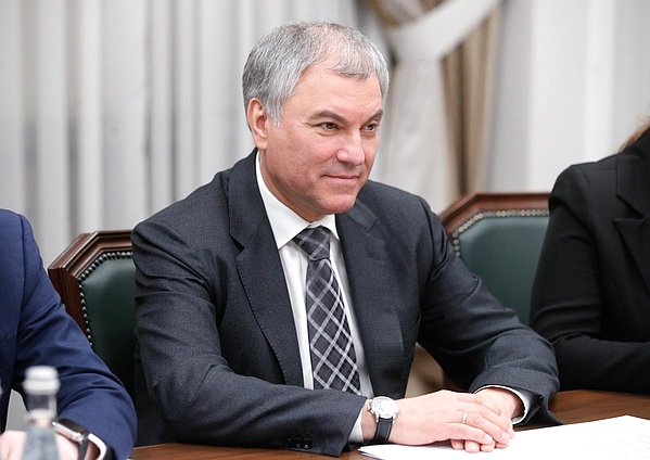 Chairman of the State Duma Vyacheslav Volodin