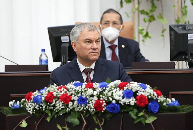 El Jefe de la Duma Estatal Vyacheslav Volodin