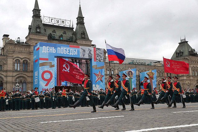 Парад в честь 76-й годовщины Победы в Великой Отечественной войне