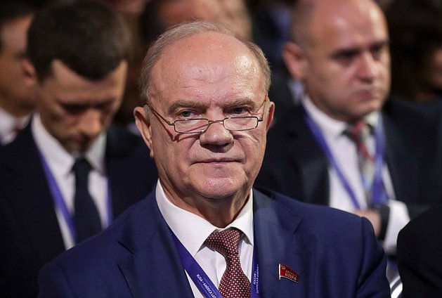 Leader of the CPRF faction Gennady Zyuganov