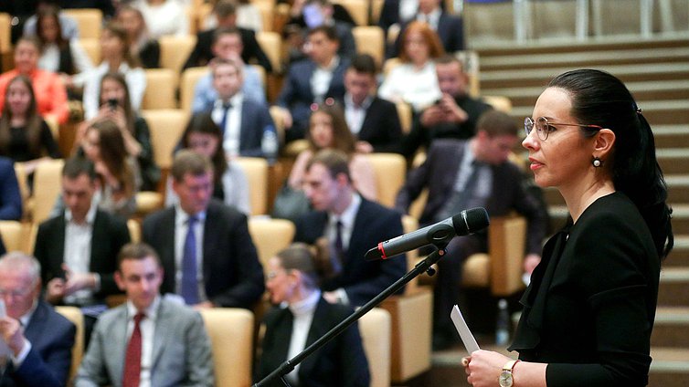 Chairwoman of the Youth Parliament under the State Duma Maria Voropayeva