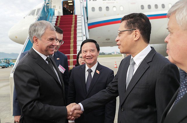 Visita oficial del Jefe de la Duma Estatal, Vyacheslav Volodin, a la República Socialista de Vietnam