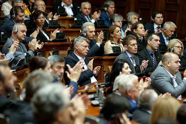 Participation of the delegation of the State Duma in the plenary meeting of the National Assembly of the Republic of Serbia