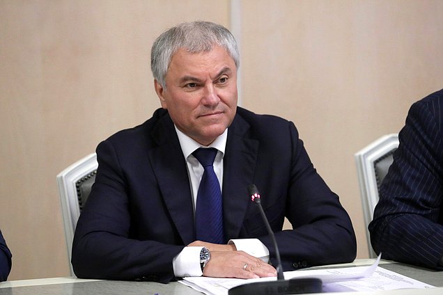 Jefe de la Duma Estatal Vyacheslav Volodin