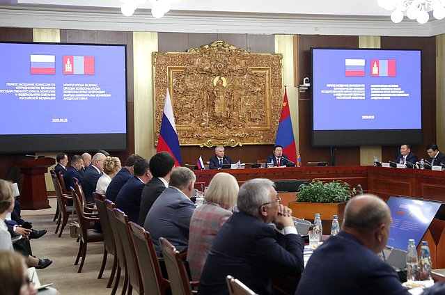 Visita oficial del Jefe de la Duma Estatal, Vyacheslav Volodin, a Mongolia. 
Segundo día