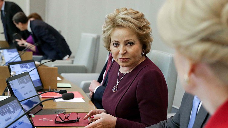 Председатель Совета Федерации ФС РФ Валентина Матвиенко