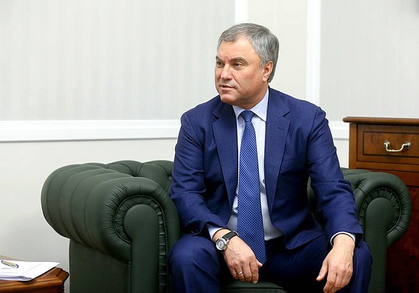 Chairman of the State Duma Viacheslav Volodin