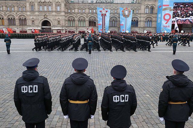 Парад в честь 76-й годовщины Победы в Великой Отечественной войне