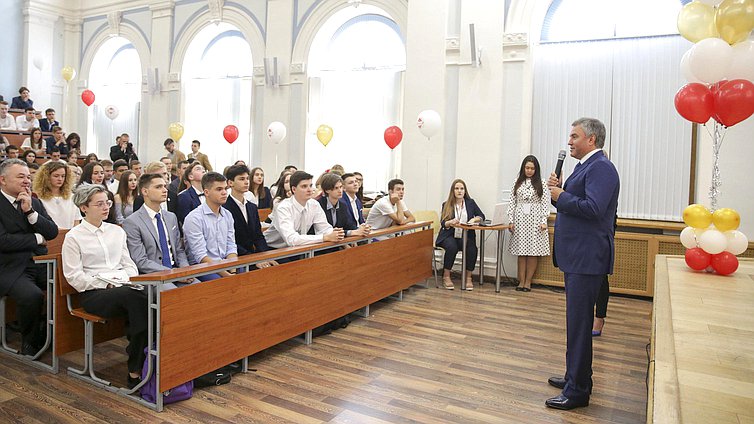 Председатель Государственной Думы Вячеслав Володин