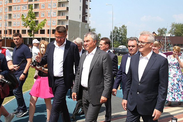 Председатель Государственной Думы Вячеслав Володин посетил жилой комплекс «Фаворит» в Пензе