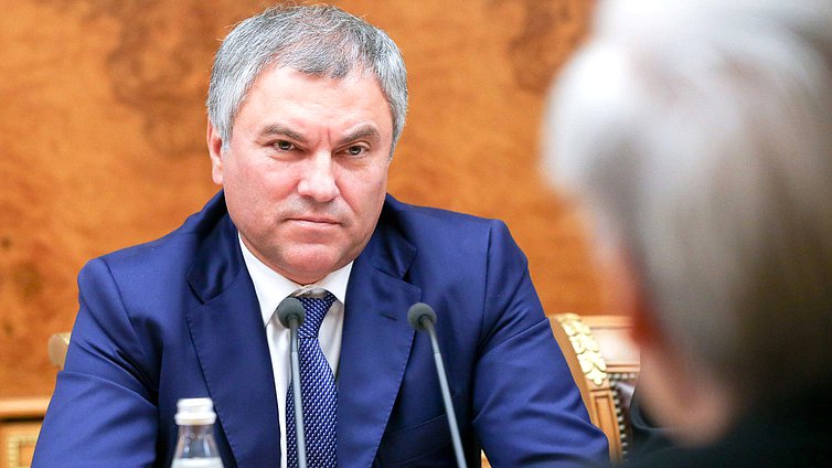 Chairman of the State Duma Viacheslav Volodin