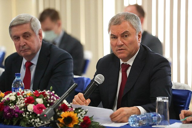 El Jefe de la Duma Estatal Vyacheslav Volodin