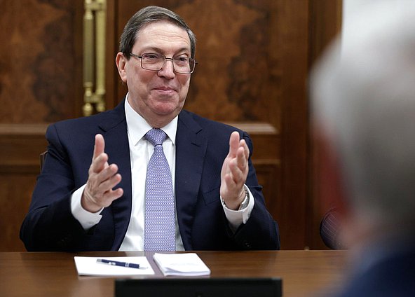 Minister of Foreign Affairs of the Republic of Cuba Bruno Eduardo Rodríguez Parrilla