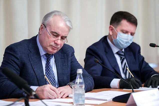 Председатель Комитета по энергетике Павел Завальный и Председатель Комитета по экономической политике, промышленности, инновационному развитию и предпринимательству Сергей Жигарев