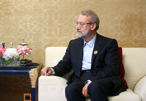 Speaker of the Islamic Consultative Assembly of the Islamic Republic of Iran Ali Ardeshir Larijani