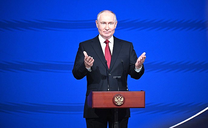 Президент России Владимир Путин. Фото: Сергей Бобылёв, РИА «Новости»
