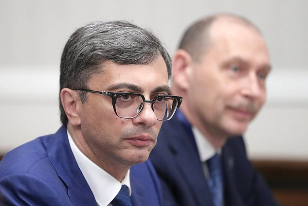 Reunión del Jefe de la Duma Estatal Vyacheslav Volodin con el Presidente de la Cámara de Senadores del Congreso Nacional de la República del Paraguay Silvio Adalberto Ovelar Benítez