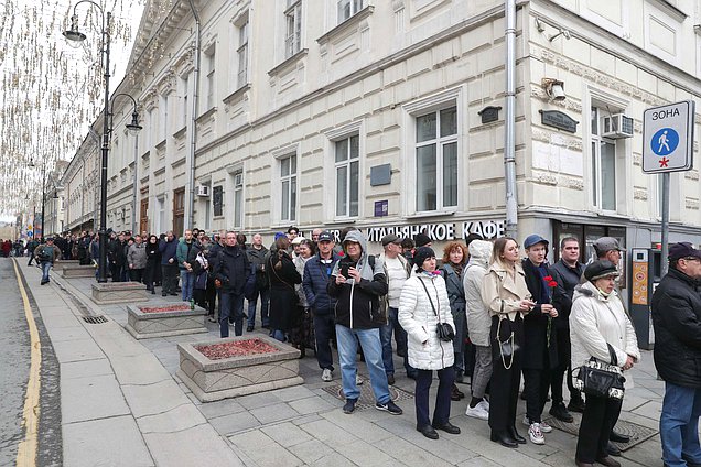 Церемония прощания с руководителем фракции ЛДПР Владимиром Жириновским