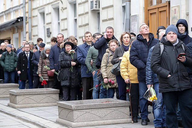 Церемония прощания с руководителем фракции ЛДПР Владимиром Жириновским
