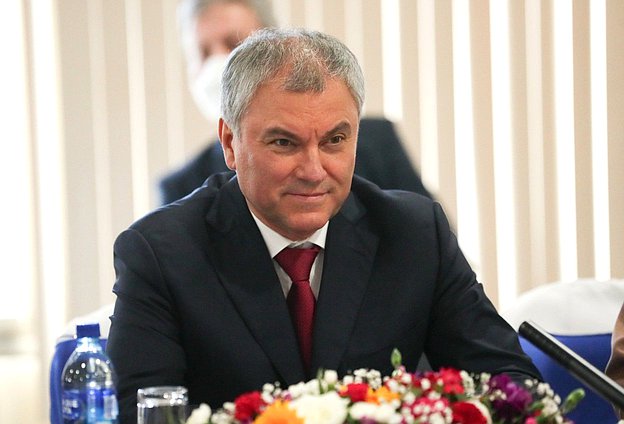 El Jefe de la Duma Estatal Vyacheslav Volodin