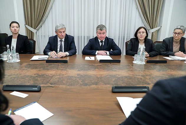 Meeting of Chief of Staff of the State Duma Igor Diveikin and Secretary General of the Grand National Assembly of Türkiye Talip Uzun