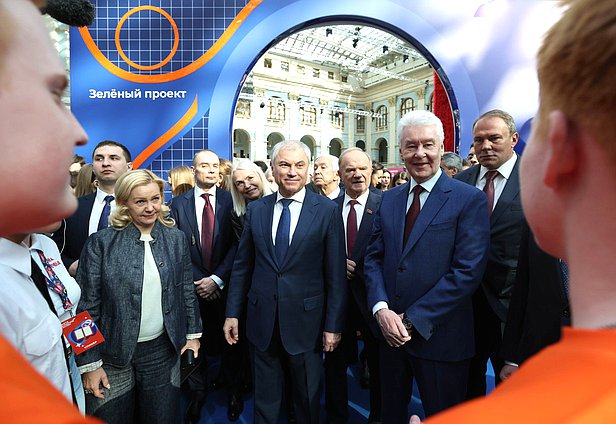 Председатель Государственной Думы Вячеслав Володин и мэр Москвы Сергей Собянин