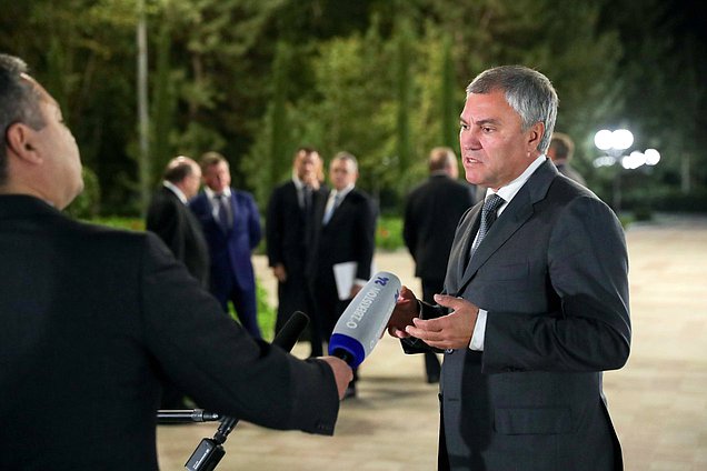 Chairman of the State Duma Viacheslav Volodin