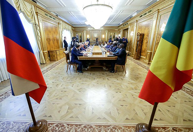 Meeting of Chairman of the State Duma Viacheslav Volodin and President of the Republic of the Congo Denis Sassou Nguesso