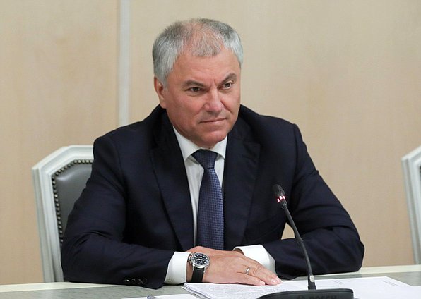 Chairman of the State Duma Vyacheslav Volodin