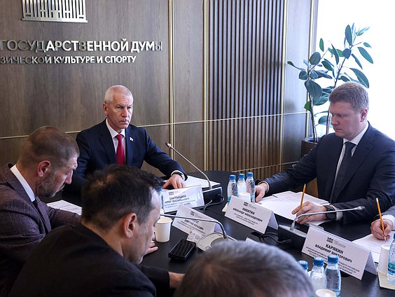 Председатель Комитета по физической культуре и спорту Олег Матыцин и статс-секретарь — заместитель Министра спорта РФ Александр Никитин