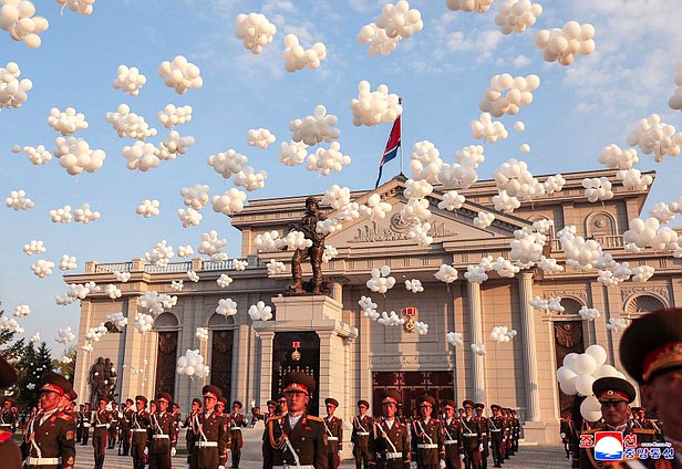 Opening ceremony of the Memorial Complex and Museum of the Military Deeds of Heroes of Foreign Military Operation. Photo credit: KCNA