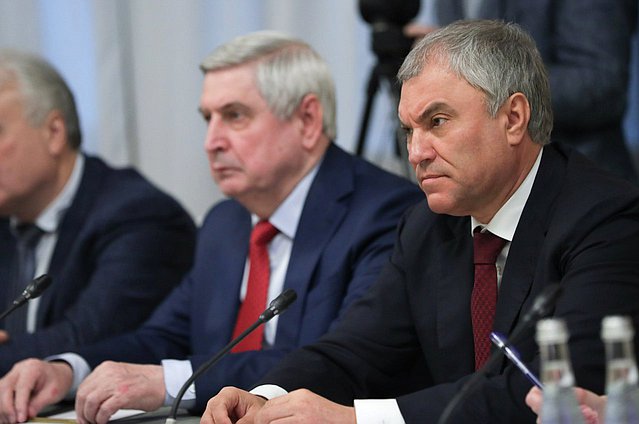 Chairman of the State Duma Vyacheslav Volodin