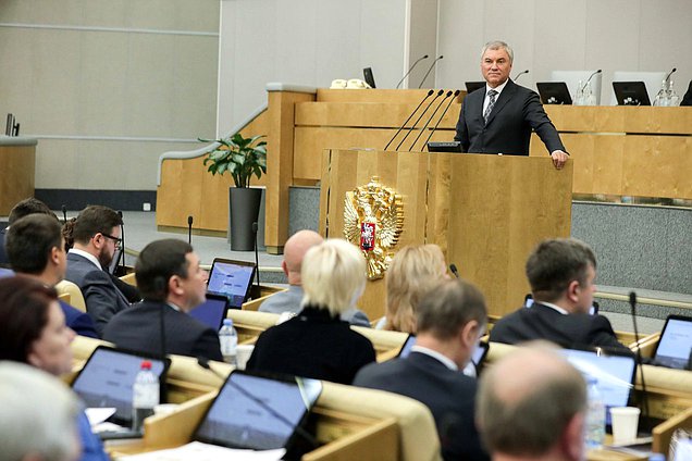 Председатель Государственной Думы Вячеслав Володин
