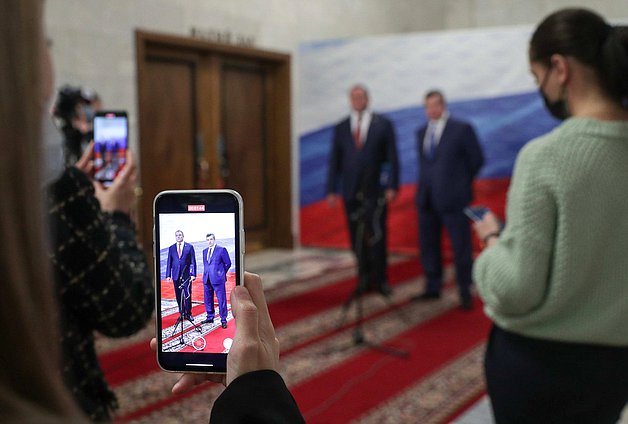 Встреча заместителя Председателя Государственной Думы Петра Толстого с Генеральным секретарем Совета Европы Марией Пейчинович-Бурич