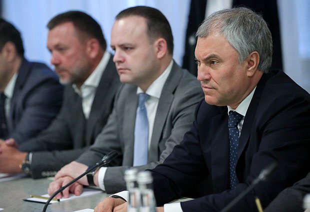 Chairman of the State Duma Vyacheslav Volodin