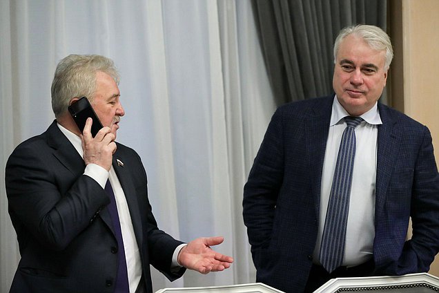 Reunión del Jefe de la Duma Estatal Vyacheslav Volodin, con el Presidente de la República de Cuba, Miguel Díaz-Canel Bermúdez