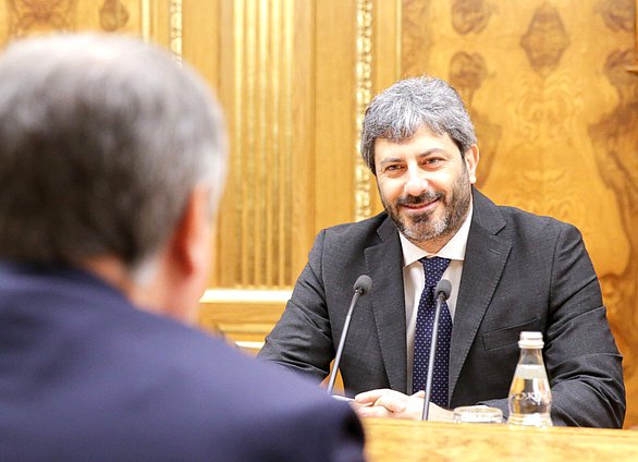 President of the Chamber of Deputies of the Italian Parliament Roberto Fico