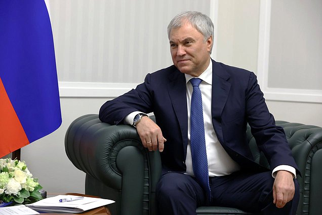Председатель ГД Вячеслав Володин
