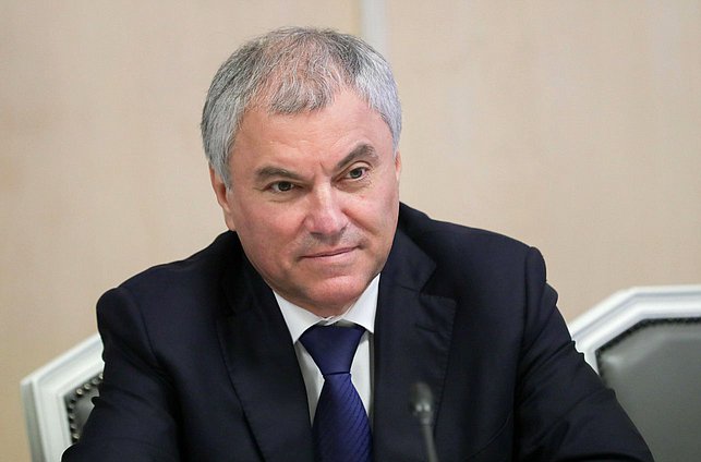 El Jefe de la Duma Estatal Vyacheslav Volodin