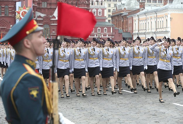 Парад в честь 74-й годовщины Победы в Великой Отечественной войне