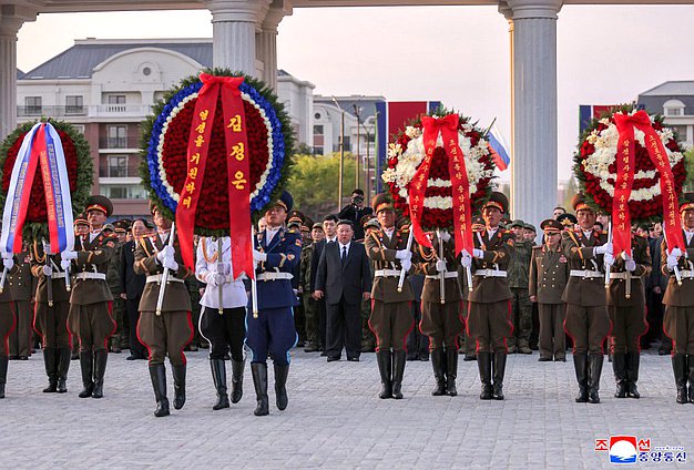 Opening ceremony of the Memorial Complex and Museum of the Military Deeds of Heroes of Foreign Military Operation. Photo credit: KCNA