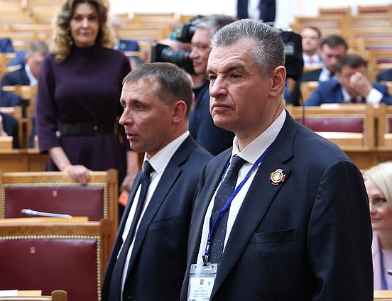 Руководитель фракции ЛДПР Леонид Слуцкий