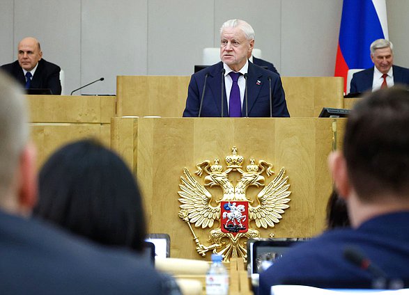 Руководитель фракции "Справедливая Россия" Сергей Миронов